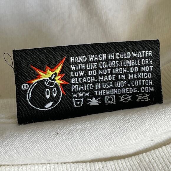 The Hundreds California Culture Spray Paint Label Graphic Tee Shirt Size Med - Picture 5 of 7